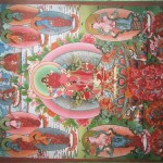 Roter Chenrezig in Vereinigung in der Tradition von Pema Lingpa